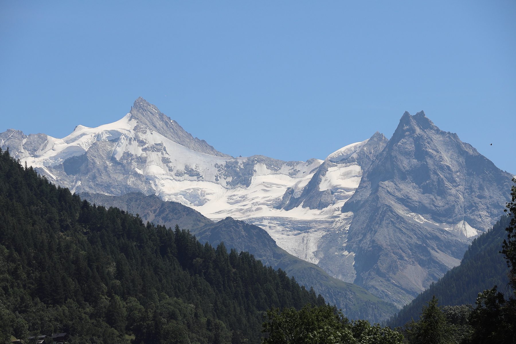 Panorama alpin photographié dans le cadre d’un projet immobilier en Valais